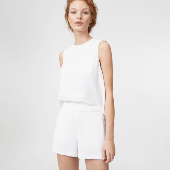 club monaco white romper